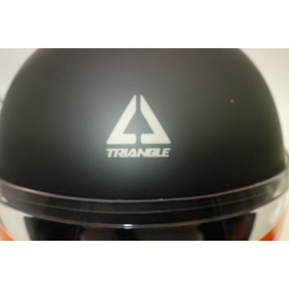 NEW TRIANGLE XXL Full Face Motorcycle Helmet Visor Sunshield Matte Black *READ* - Picture 8 of 15